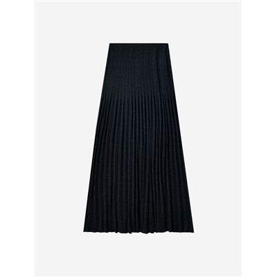 Женская теплая плессированная юбка из смесовой шерсти МАССИМО Д