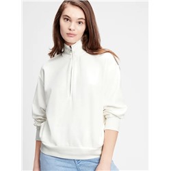 Half-Zip Mockneck Sweatshirt