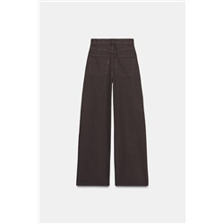 TRF EXTRA WIDE-LEG HIGH-WAIST JEANS