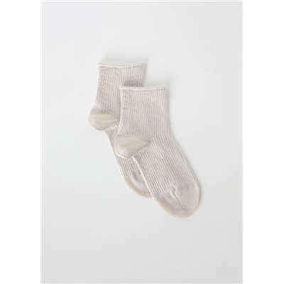 Kurze Socken mit Glitzer für Mädchen