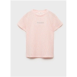 Camiseta estampada detalle bordado