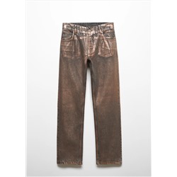 Jeans rectos foil