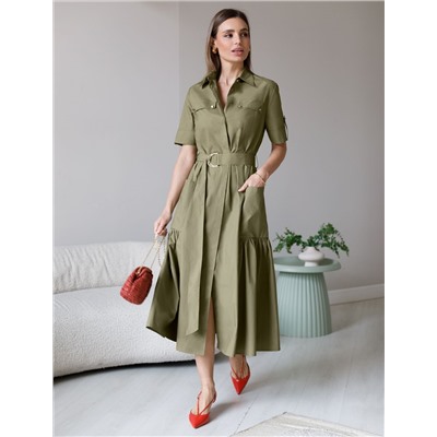 Платье из легкого хлопкового поплина