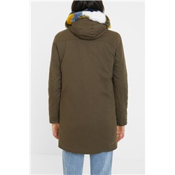 Parka militar cuello pelo