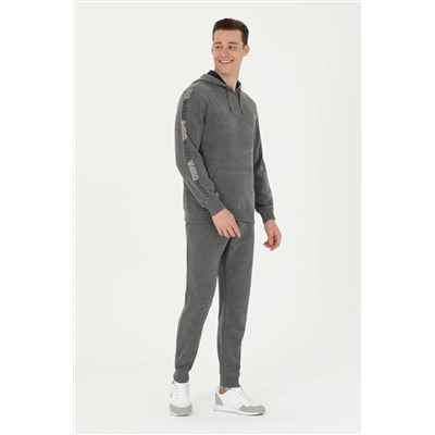 Erkek Antrasit Melanj Eşofman Altı