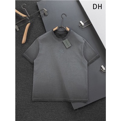 Крутая футболка из плотного хлопка 2 цвета Balenciag*a