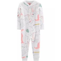 1-Piece Certified Organic Cotton Snug Fit Footless PJs