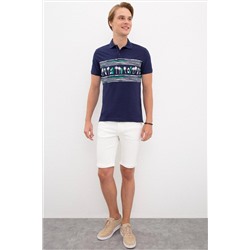 Erkek Lacivert Polo Yaka Tişört