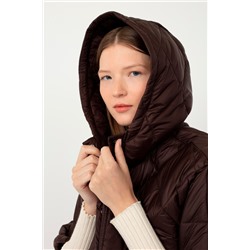 Anorak con capucha Marrón