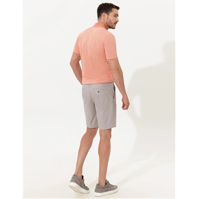 Gri Regular Fit Bermuda Şort