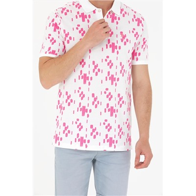 Erkek Pembe Polo Yaka Tişört