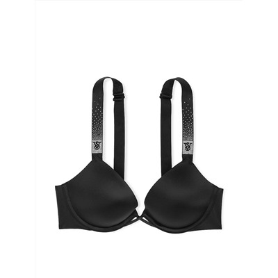 Scattered Shine Strap Push-Up Bra