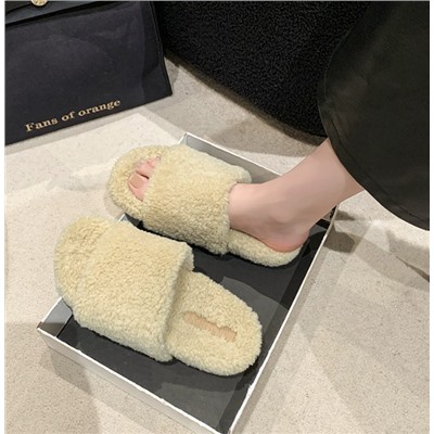 Тапочки домашние плюшевые  (4 цвета)