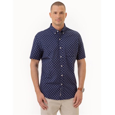 ALL OVER DOUBLE DOT PRINT SHORT SLEEVE SHIRT