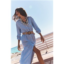 MIDI DRESS WITH BELT