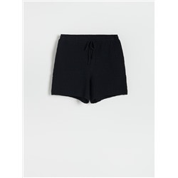 PREMIUM Shorts aus Strukturstoff