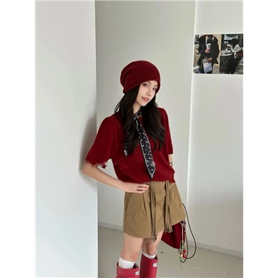 Легкая вязаная шапка унисекс со светоотражающей наклейкой логотипа бренда  AL*O