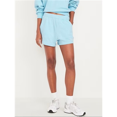 Extra High-Waisted SoComfy Sweat Shorts -- 3-inch inseam