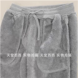 Мужские тёплые штаны с меховой изнанкой СК