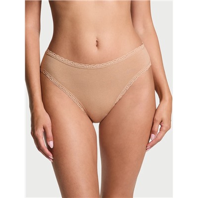 The Lacie Lace-Waist Bikini Panty