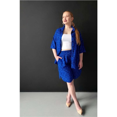 Костюм с шортами 1252 штапель НАТАЛИ #983914