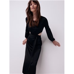 Kleid mit hohem Viskoseanteil