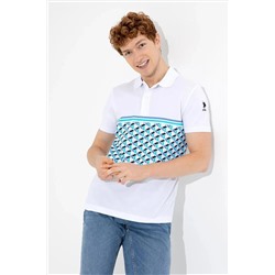 U.S. Polo Assn. Erkek Mavi Polo Yaka T-shirt EV-432693