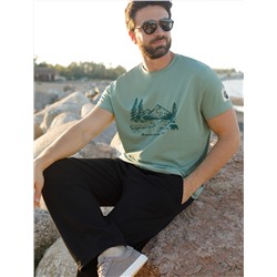 Футболка из премиального хлопка с авторским принтом