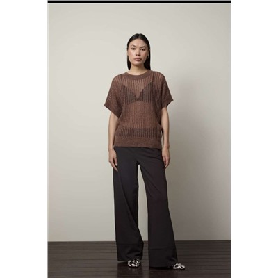 KZK 13292 Джемпер коричневый