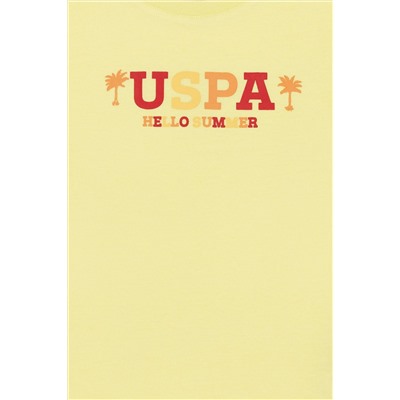 Çocuk Açık Sarı Bisiklet Yaka Tişört