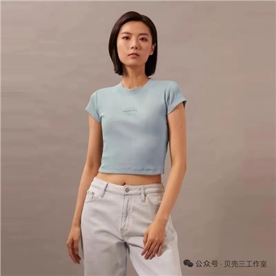 Женская укороченная футболка/топ 3 цвета СК