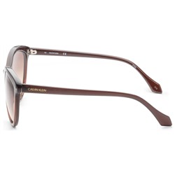 Calvin Klein  Women's Brown Round Sunglasses