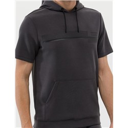 Antrasit Kısa Kollu Sweatshirt