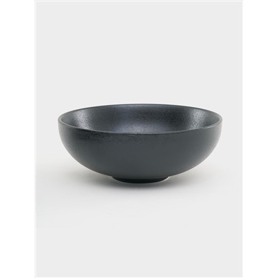 Салатник, 15.5 см, 0.5 л, чёрный, Икра