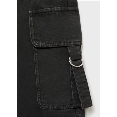 Jeans cargo cremalleras