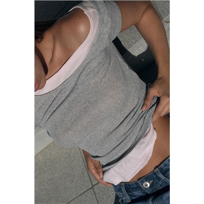 ASYMMETRIC DOUBLE T-SHIRT