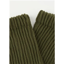 Kurze weiche Socken in Rippstrick