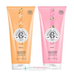 Roger & Gallet Lot Gel Douche Bienfaisant Néroli & Rose 200 ml
