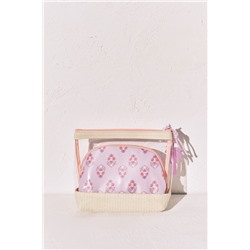 Pack 3 neceseres transparente y estampados