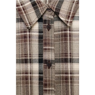 CHECKED FITTED SHIRT