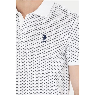 Erkek Beyaz Polo Yaka Tişört