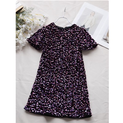 Праздничное платье в пайетках для девочек