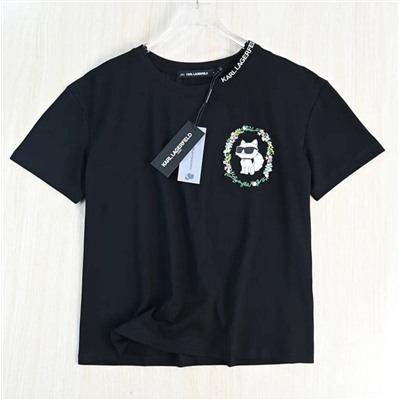 Хлопковая футболка КАР*Л 😎