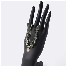 Двойной браслет из натурального камня