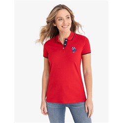 MULTI-TONAL LOGO SOLID POLO SHIRT