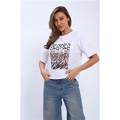 Футболка женская Modellance c принтом 32078