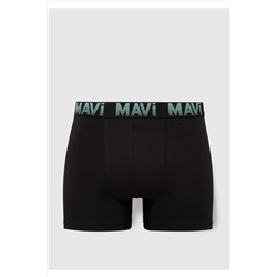 Mavi 5li Siyah Basic Boxer 0910619-900