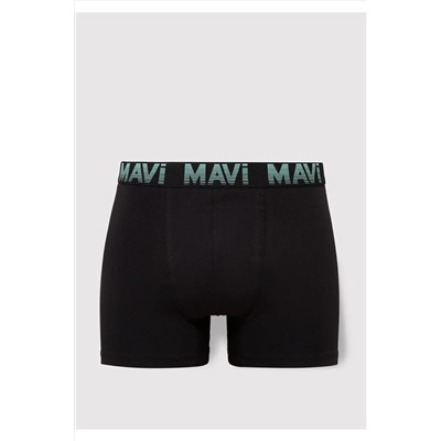 Mavi 5li Siyah Basic Boxer 0910619-900