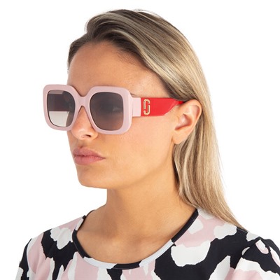 MARC JACOBS  Brown Square Ladies Sunglasses