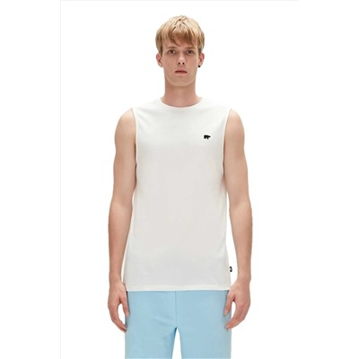 Bad Bear, Rowan Tank-top Bisiklet Yaka Erkek Tişört - Beyaz